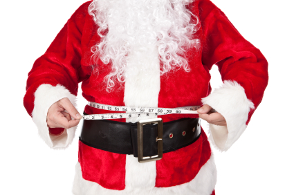 Overweight Santa Claus